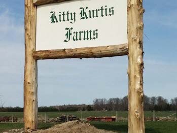 Kitty Kurtis Farm Sign